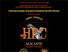 Tablet Screenshot of hdcalicante.com